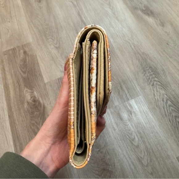 Floral Patchwork Spring Paisley Wallet Women's Neutral - Picture 5 of 11